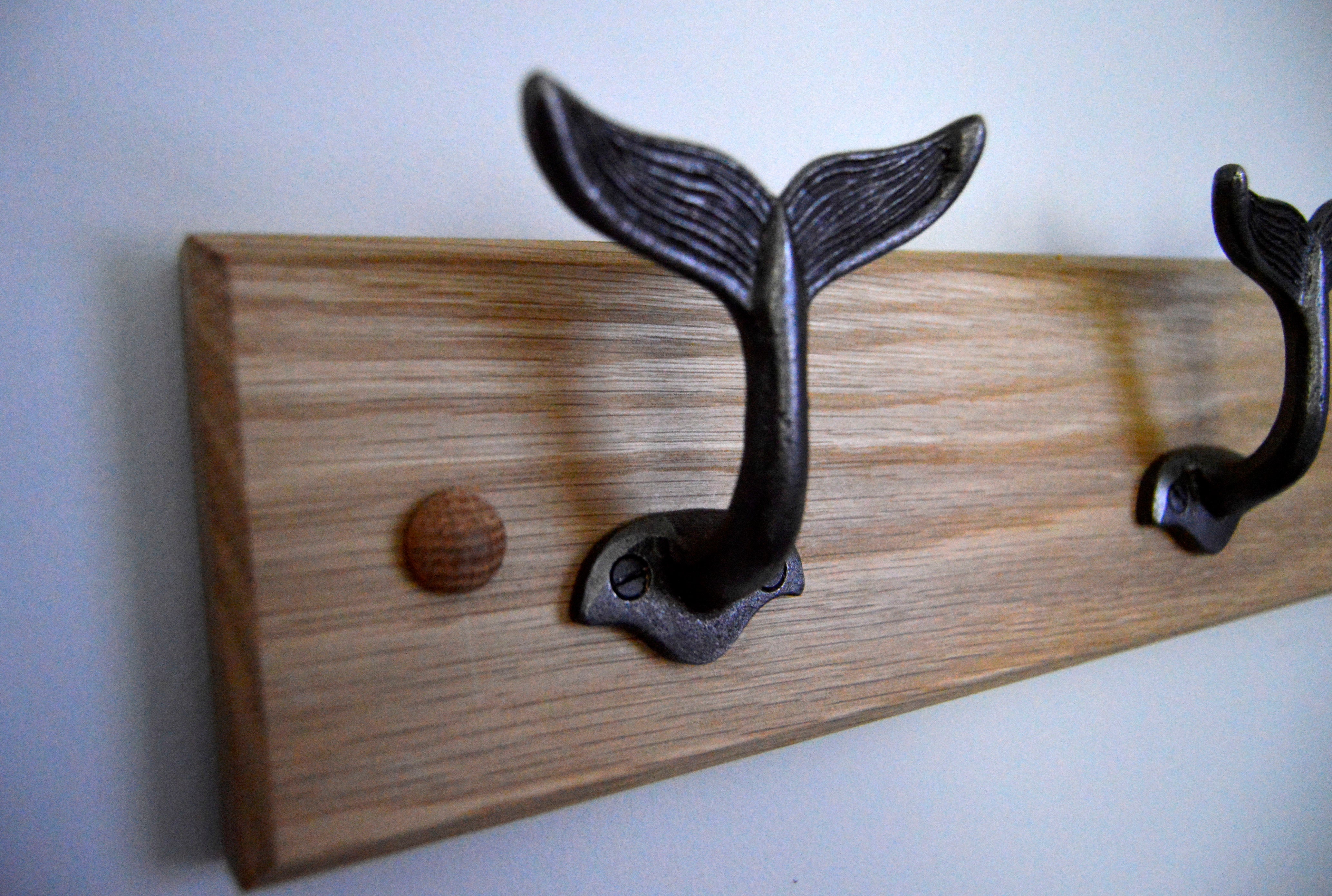 Cast Iron Whale Tail Coat Hooks The Paper Star